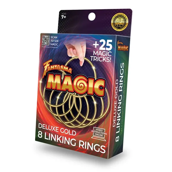 Gold Linking Rings Magic Kit (photo from Abracadabra NYC)